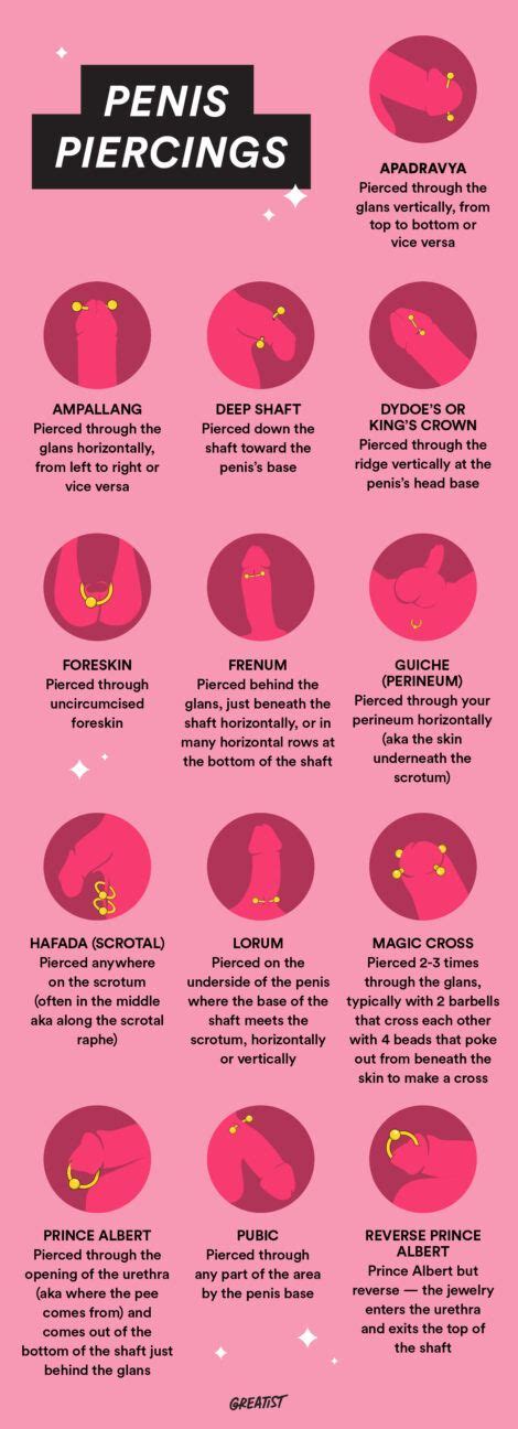 Types of Male Genital Piercings Explained