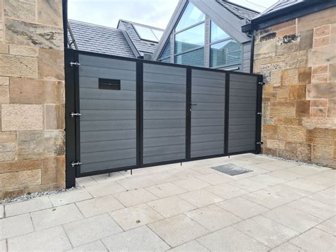 Types of gates for driveways.  Bi-Fold Gates These gates fold in the m...