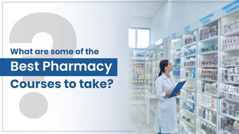 Types of pharmacy courses. In this article, we discuss pharmacist education requirements, review what pharmacists do and where they work, explore the qualifications needed for the master's training course in pharmacy, identify what the university pharmacy training course involves, highlight what's involved in the pre-registration year, and explore the types of pharmacy ... 