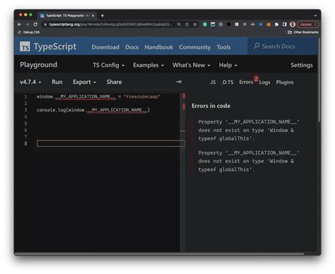 Typescript Property Clipboarddata Does Not Exist On Type Window Typeof Globalthis