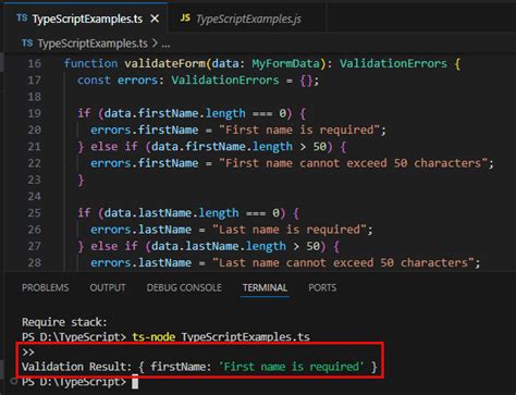 Typescript empty string.  Get started with TypeScript string validation to...