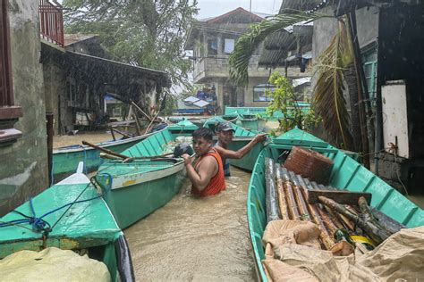 Typhoon Doksuri leaves at least 6 dead and displaces thousands in the northern Philippines