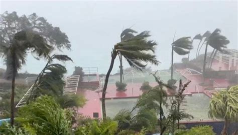 Typhoon Mawar brings heavy rain, winds to Guam
