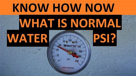 Typical home water pressure. 25 Nov 2019 ... For high water pressure, you will need to refer to a water pressure gauge . Ideally, your home water pressure should not exceed 60psi . How do I ... 