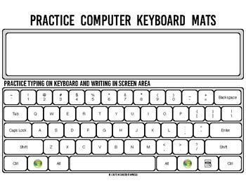 Typing Practice Printable Keyboard Pages