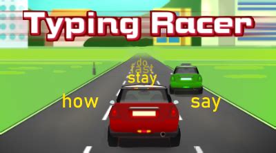 Typing race car. Increase your typing speed while racing against others. The award-winning online typing competition, TypeRacer, is the best free typing game in the world. It is the first-ever multiplayer typing game, which lets you race against real people typing quotes from books, movies, and songs. Your typing speed will improve by at least 10 WPM if you ... 