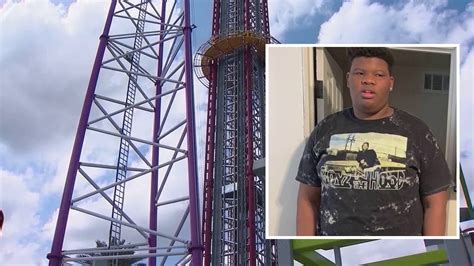 Tyre Sampson was 14 when he died after falling off an amusement ride last year. His mother was there as the ride was dismantled