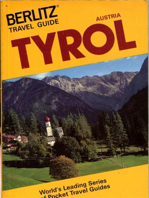 Tyrol travel guide berlitz travel guide. - Manual for mtd 42 inch 137.
