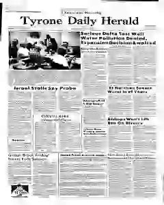 Tyrone daily herald obituaries. Things To Know About Tyrone daily herald obituaries. 