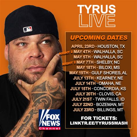 Searching for information and tickets regarding Tyrus Live Nuff Said Comedy Tour at The Ritz Escondido, CA | The Grand | Ritz Theater taking place in Escondido on Feb 9, 2024 (UTC-8)? Trip.com has you covered. Check the dates, itineraries, and other information about Tyrus Live Nuff Said Comedy Tour at The Ritz …