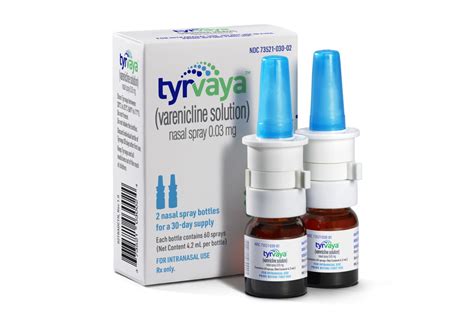 TYRVAYA (varenicline solution) Nasal Spray 0.03 mg (formerly referred to as OC-01) is a highly selective cholinergic agonist that is FDA-approved to treat the signs and symptoms of dry eye disease .... 