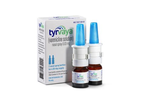 Tyrvaya contraindications. Tyrvaya is indicated for the treatment of the signs and symptoms of dry eye disease. In the pivotal trials for Tyrvaya, enrollment criteria included minimal signs [i.e., anesthetized Schirmer's Test Score [STS] (range, 0‑10 mm)] and was not limited by baseline Eye Dryness Score [EDS] (range, 2‑100). 1 