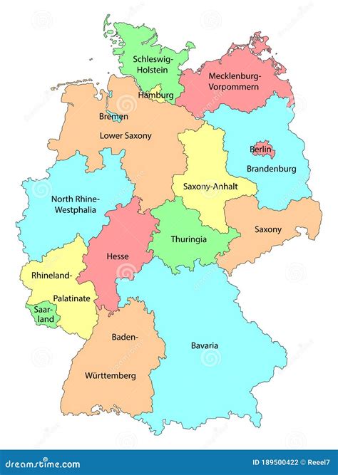 Tyska delstater karta