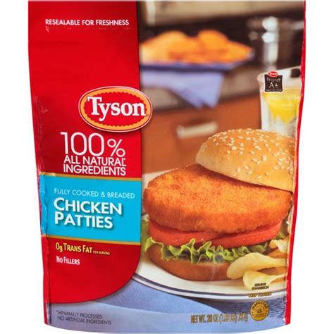 Tyson chicken patties in air fryer. Instructions. Preheat air fryer to 375 F for 5 minutes. Place frozen patties in basket without overlapping. Cook for 14 minutes or until they're as brown on the outside as you'd like but this timing worked well for us. Put on a bun and dress however you'd like, enjoy. 
