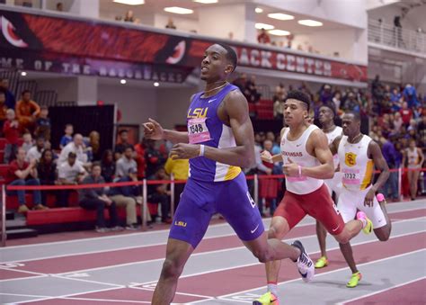 FAYETTEVILLE, Ark. - Some of the nation's top-25 teams gathered at Randal Tyson Track Center on Friday as the No. 3 Razorbacks wrapped up the first day of action at the Tyson Invitational.. 