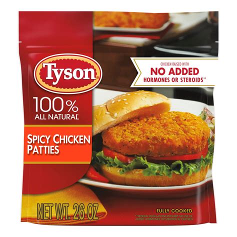 Tyson spicy chicken patties air fryer. Remove chicken from buns and set bun aside. 3. Place chicken in tray of air fryer. Close tray. 4. Set temperature to 360°F and heat chicken for 6-7 minutes or until hot. 5. To heat bun: pause timer when 2 minutes are remaining, open tray and place bun in with chicken. Close tray and continue heating for 2 minutes. 