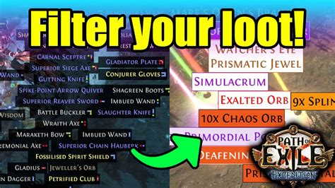You can view popular item filters below. To use one, simply click on the filter name and then click the Follow button. You should then be able to select the item filter available in-game (Options --> Gameplay). Path of Exile is a free online-only action RPG under development by Grinding Gear Games in New Zealand..