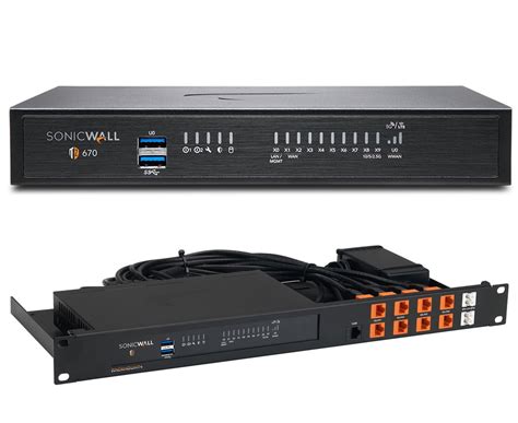 The SonicWall TZ670 is a desktop-form-factor next-generation firewall (NGFW) with 10 Gigabit Ethernet interfaces. Designed for mid-sized organizations and distributed enterprise with SD-Branch locations, the TZ670 delivers industry-validated security effectiveness with best-in-class price-performance. TZ670 NGFWs address the growing trends in .... 