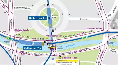 U Hallesches Tor Haltestelleninfo BVG