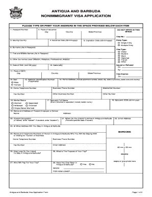 U S Immigration Visa Application Form Pdf 2020 Fill and Sign