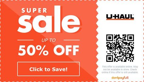 Here are today's top Uhaul discount codes and deals. Acti