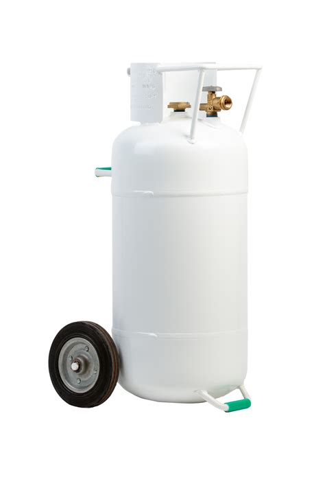 U haul propane tank fill. Old propane tanks can be exchanged for new ones, disposed of at a municipal waste center or can be taken to a local hazardous waste disposal center that allows them. Propane tanks should never be thrown away with trash. 