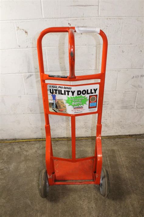 U haul utility dolly. U-Haul dollies are used for transporting heavy furniture, boxes and other items safely during moves. U-Haul dollies are very popular for moving heavy items. … 