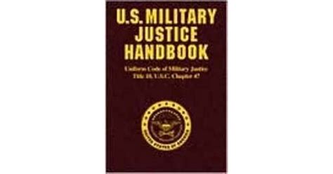 U s military justice handbook uniform code of military justice. - Envision math grade 5 online textbook.