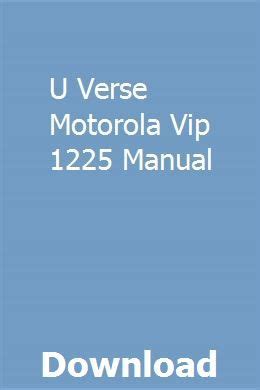 U verse motorola vip 1225 manual. - Heath zenith motion sensing security light user manual.