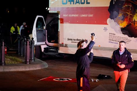 U-Haul truck driver who crashed into security barrier at park near White House is arrested