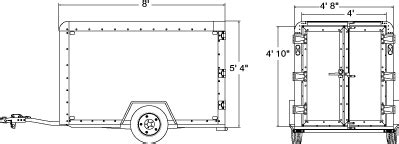 U-haul 5x8 trailer dimensions. Things To Know About U-haul 5x8 trailer dimensions. 