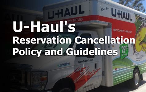 U-haul cancellation policy refund. How do I change my U-Haul reservation? by. With a U-Haul move, you can modify/cancel your reservation online by logging into your U-Haul account, contacting your local U-Haul representative via phone or at your pick up location. Contacting a representative at least 24 hours prior will help avoid any penalties. 
