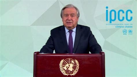 U.N. chief warns humanity “on thin ice” as new climate report details urgent need to cut emissions