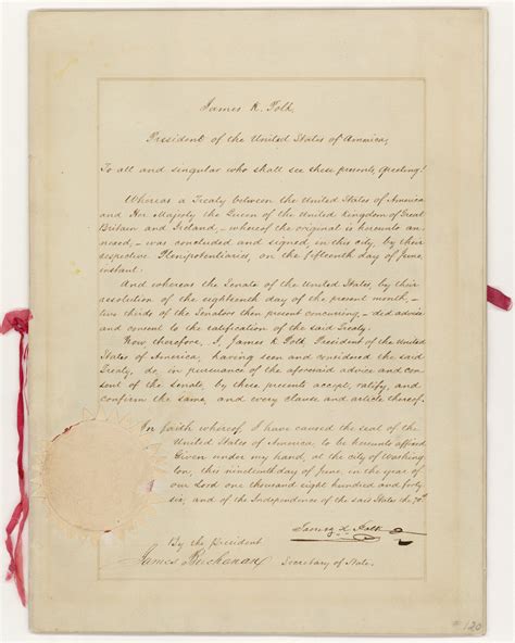 U.S., Great Britain sign Oregon Treaty, June 15, 1846