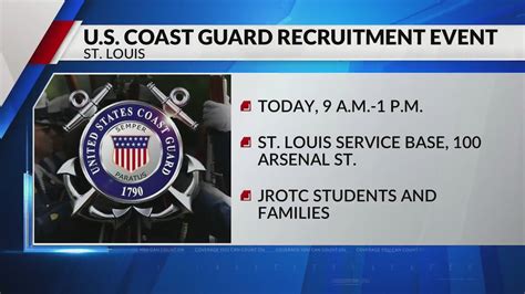 U.S. Coast Guard of St. Louis hosting recruiting event today