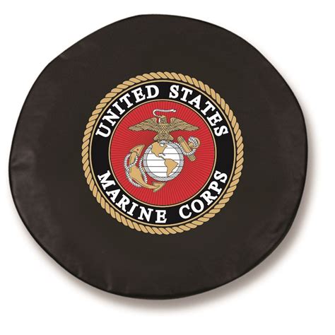 U.S. Marine Corps Tire Cover, Jeep Tire Cover, Spare Tire Cover