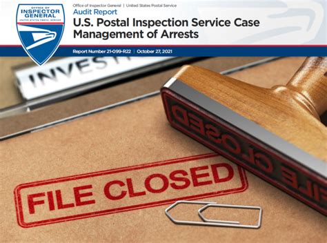 U.S. Postal Inspection Service Case Management of Arrests Office …