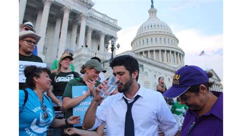 U.S. Rep. Greg Casar stages 'thirst strike' to advocate for federally mandated water breaks in extreme heat