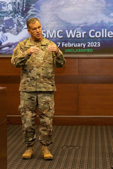 U.S. Space Command Commander visits Marine Corps War …