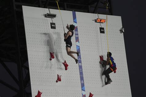 U.S. climbers charge to Paris Olympics with teenager Watson, exercise science graduate Piper Kelly