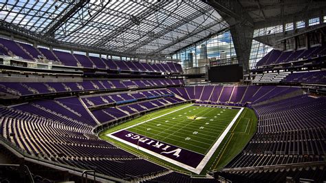 U.s. bank stadium photos. Jul 24, 2023 at 11:00 AM. Vikings PR. EAGAN, Minn. – A limited number of single-game tickets for Minnesota Vikings games played at U.S. Bank Stadium will go on sale at 10 a.m. (CT) Thursday ... 