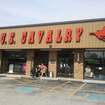 U S Cavalry. 4.5 (4 reviews) Unclaimed. Men's Clothing, Women's Clothing. Add photo or video. Location & Hours. Suggest an edit. 16298 Fort Campbell Blvd. Oak Grove, KY 42262. Get directions. 4 reviews of U S CAVALRY "Very roomy layout. God selection and quality stock. Parking is a nightmare."