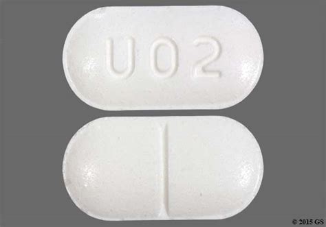 Pill Identifier Results for u 02 Print "u 02" Pill Images The following drug pill images match your search criteria. Search Results Search Again Results 1 - 18 of 53 for " u 02" Sort by Results per page U02 Acetaminophen and Hydrocodone Bitartrate Strength 325 mg / 7.5 mg Imprint U02 Color White Shape Capsule-shape View details 1 / 3 L U D02 . 