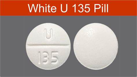 Further information. Always consult your healthcare provider to ensure the information displayed on this page applies to your personal circumstances. Pill Identifier results for "I 135 White and Round". Search by imprint, shape, color or drug name.. 