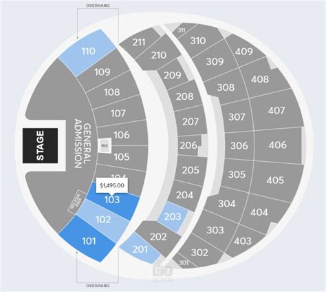 U2 sphere seating. Tickets start at $140 and will reflect all-in pricing. This means the ticket price listed is the full out-of-pocket price inclusive of taxes and fees. The larger capacity at Sphere allows for 60% of tickets to be priced under $300 and there will also be a limited number of premium priced tickets per show. 