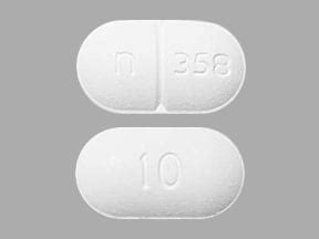 U358 pill. The pill is “n | 358”, the other side says 10. Do y’all know which side of the pill has the hydrocodone part? For snorting purposes. I have snorted the acetaminophen before but would rather not have to do that extra snorting. 