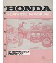 U61hc050 used 1991 honda trx250x fourtrax atv service manual. - Owners manual for craftsman table saw.