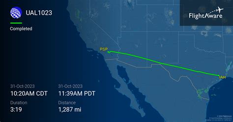 UA1023 (UAL1023) United Flight Tracking and History