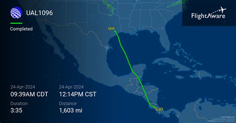 UA1096 (UAL1096) United Historial y rastreo de vuelos - FlightAware