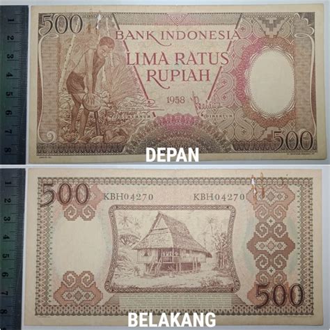 Uang Kuno Indonesia 500 Rupiah dan Folder - balustradellc